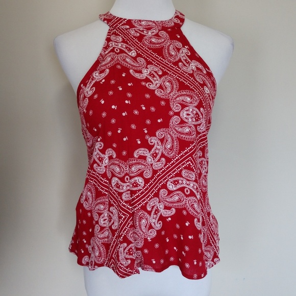 Tank🔹 Bandana / Paisley Print - Picture 2 of 8